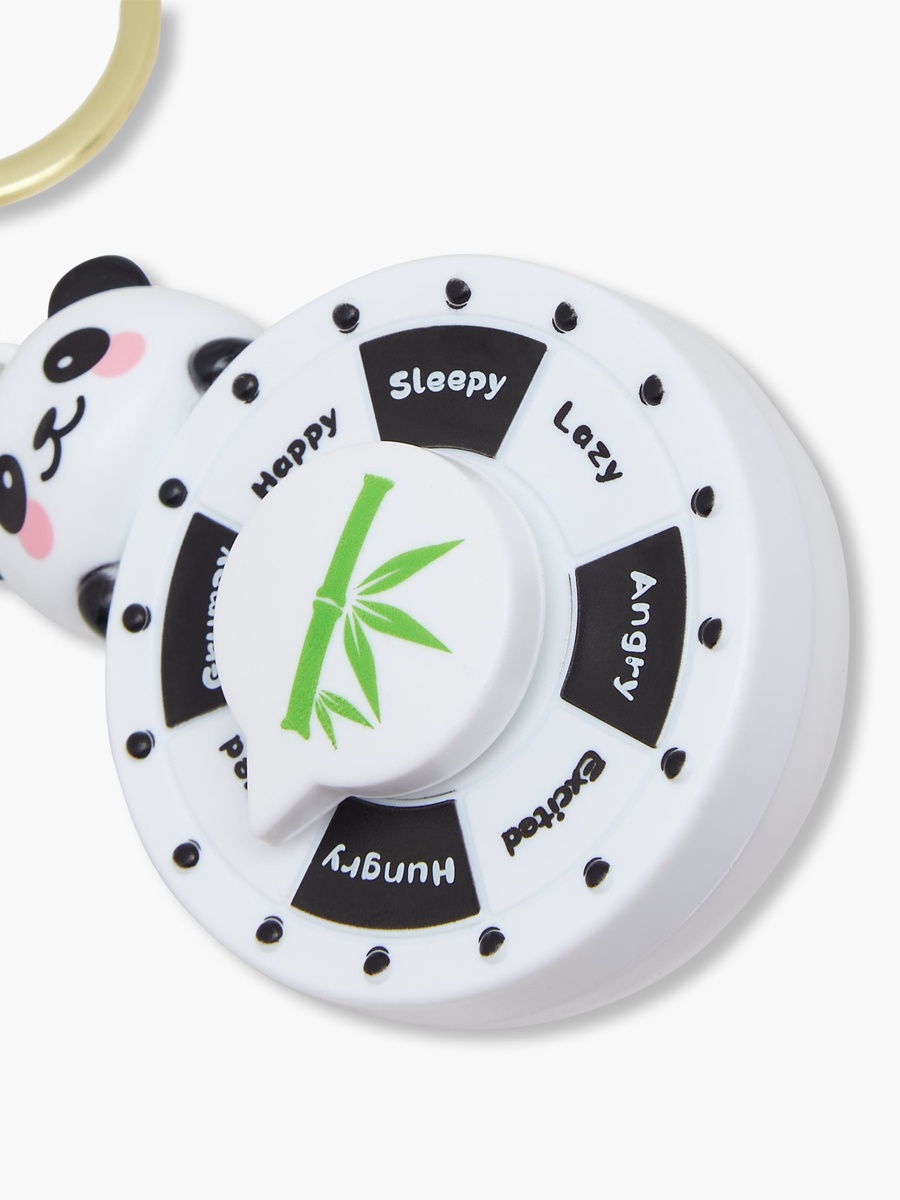 Keyring with Panda Lucky Wheel