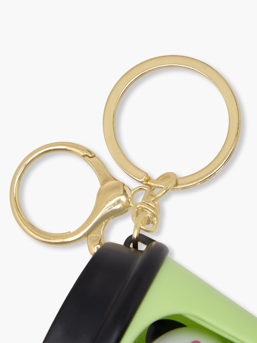 Keyring with Panda Tea Cup Accent