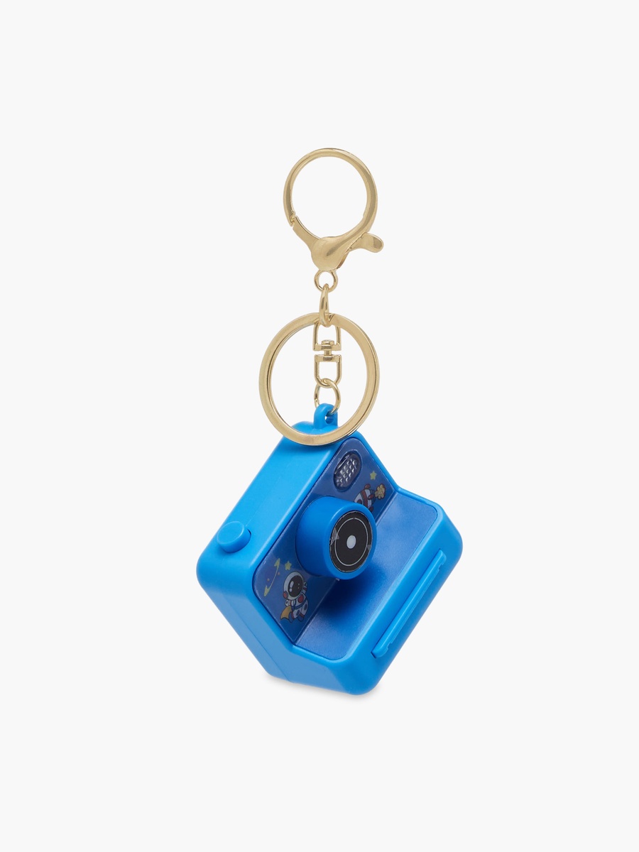 Keyring with 3D Instant Camera Accent