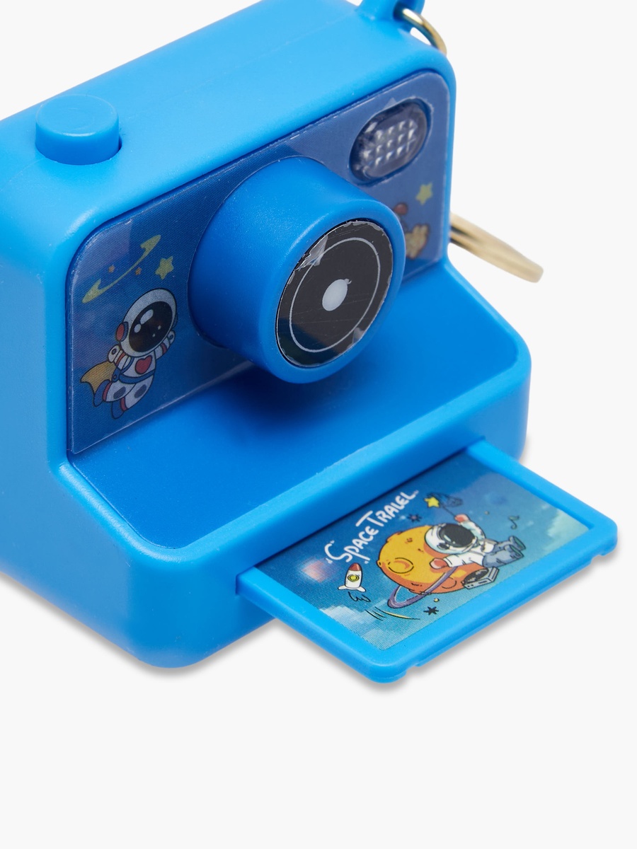 Keyring with 3D Instant Camera Accent