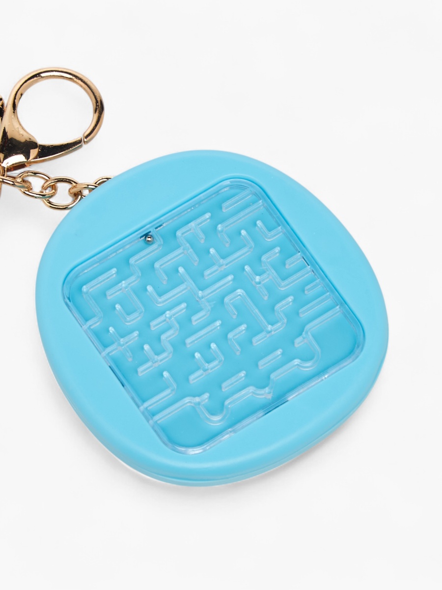 Maze Puzzle Charm Keyring with Lobster Hook