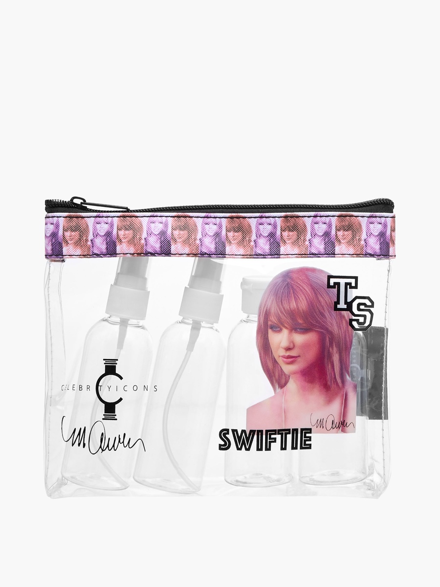 4-Piece Travel Bottle Set with Pouch