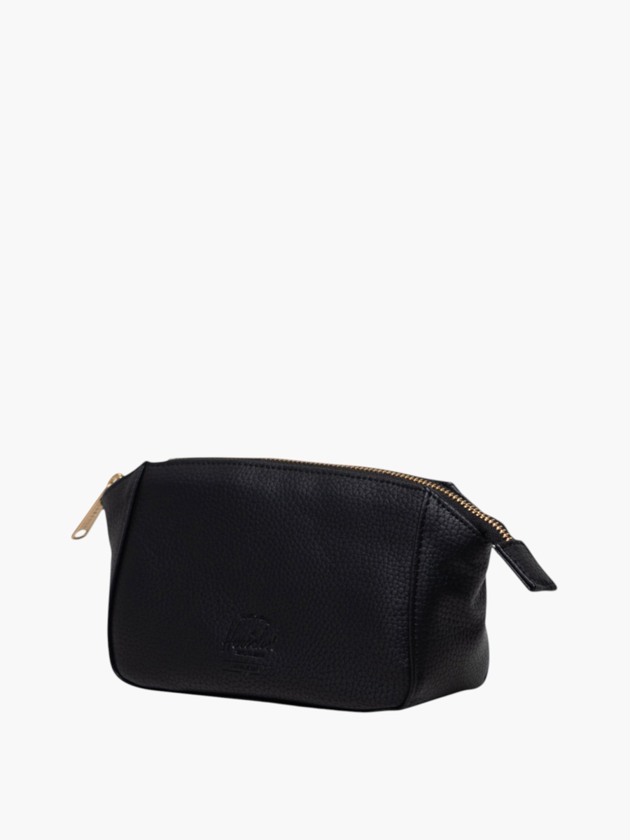 Solid Toiletry Pouch with Zip Closure