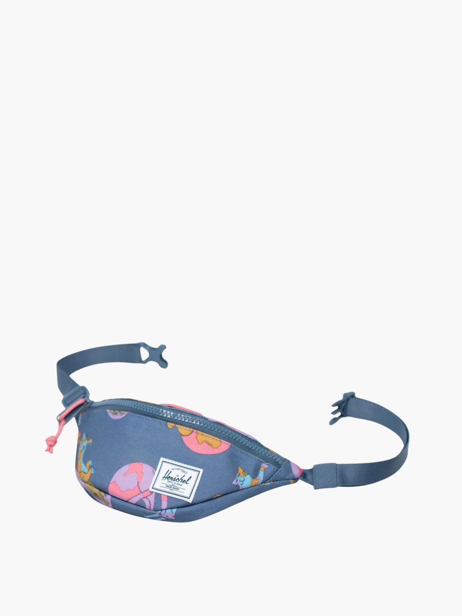 Printed Waist Bag with Zip Closure