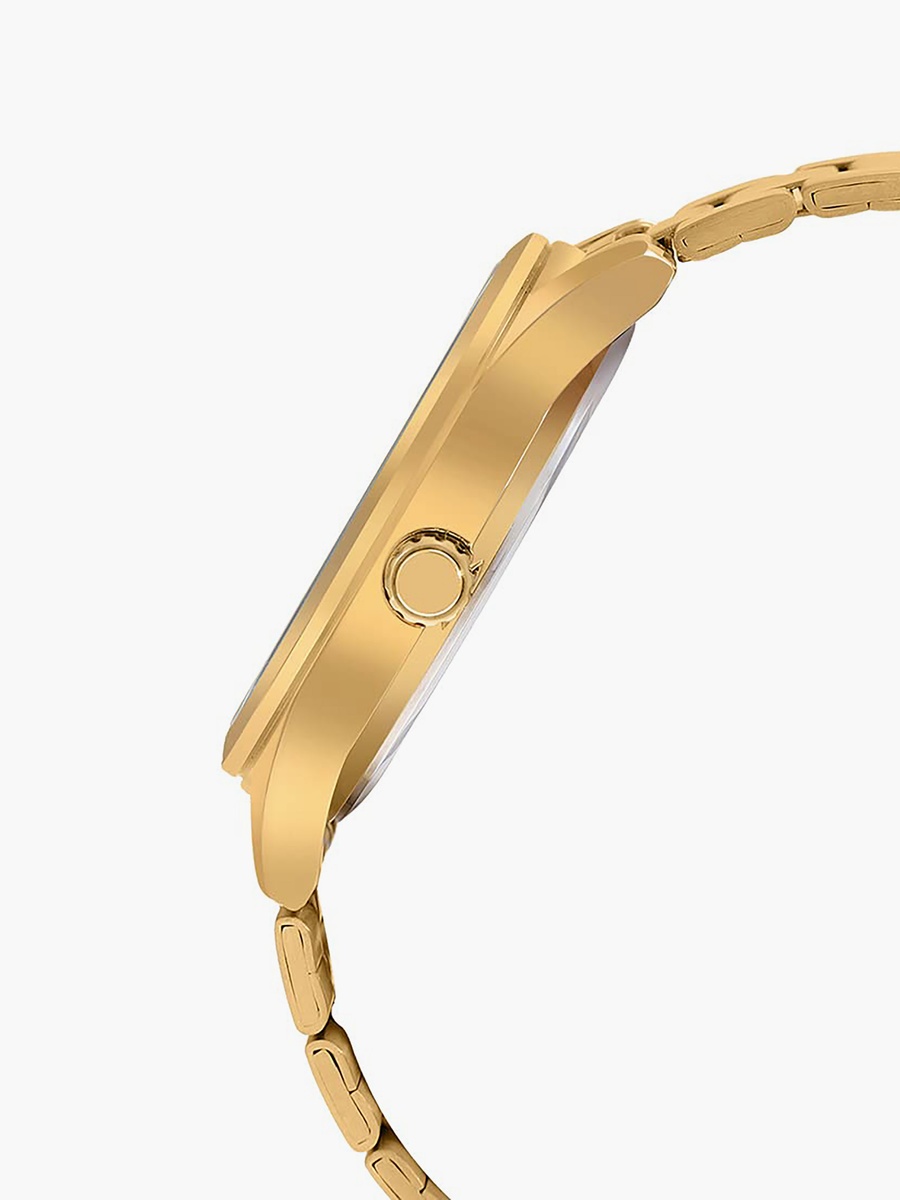 Men Gold Analog Stainless Steel Strap Watch - MTP-VD03G-1AUDF