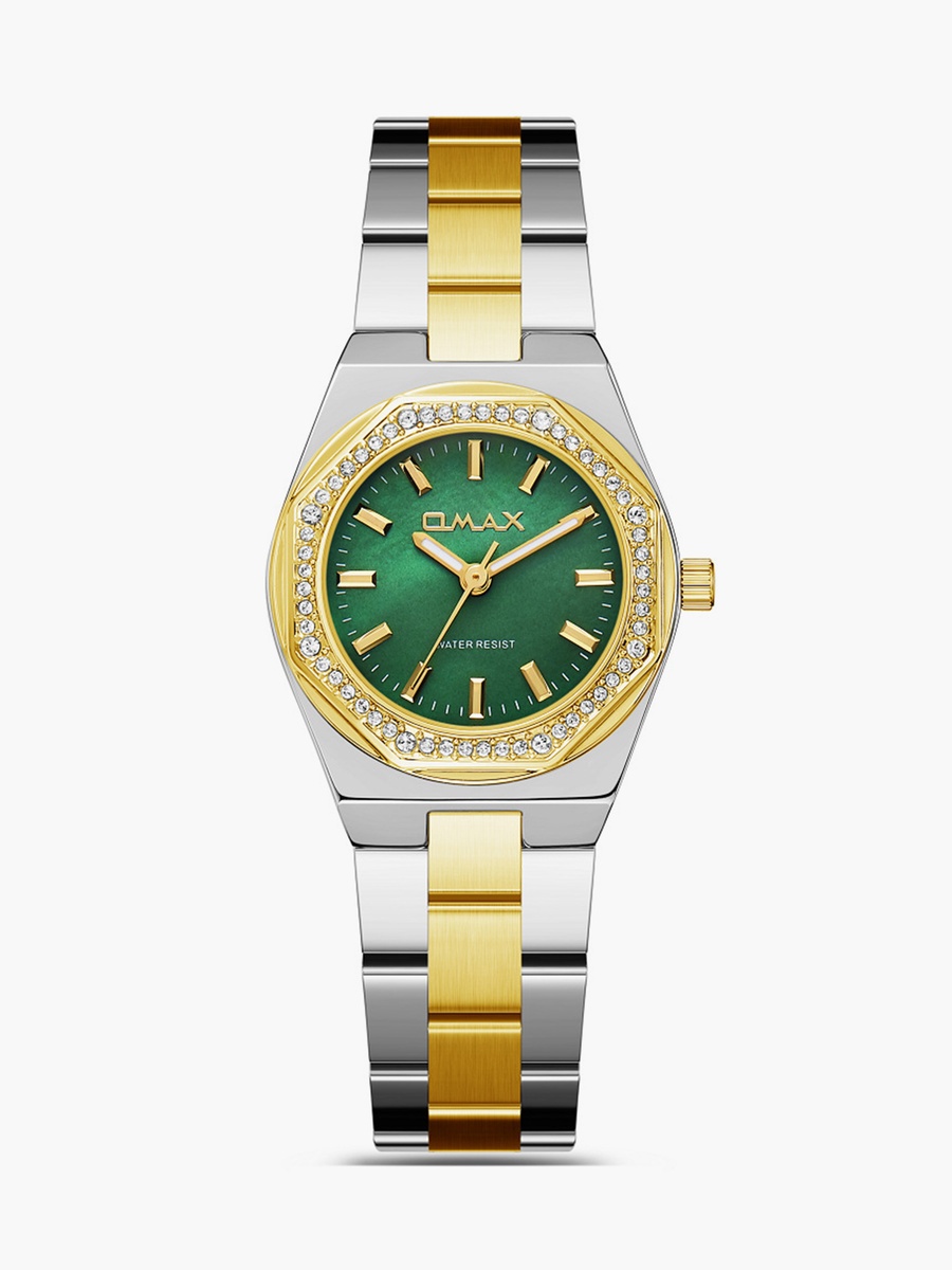 Women 28MM Dual Tone Analog Metal Strap Watch - SQ-BS008TDII