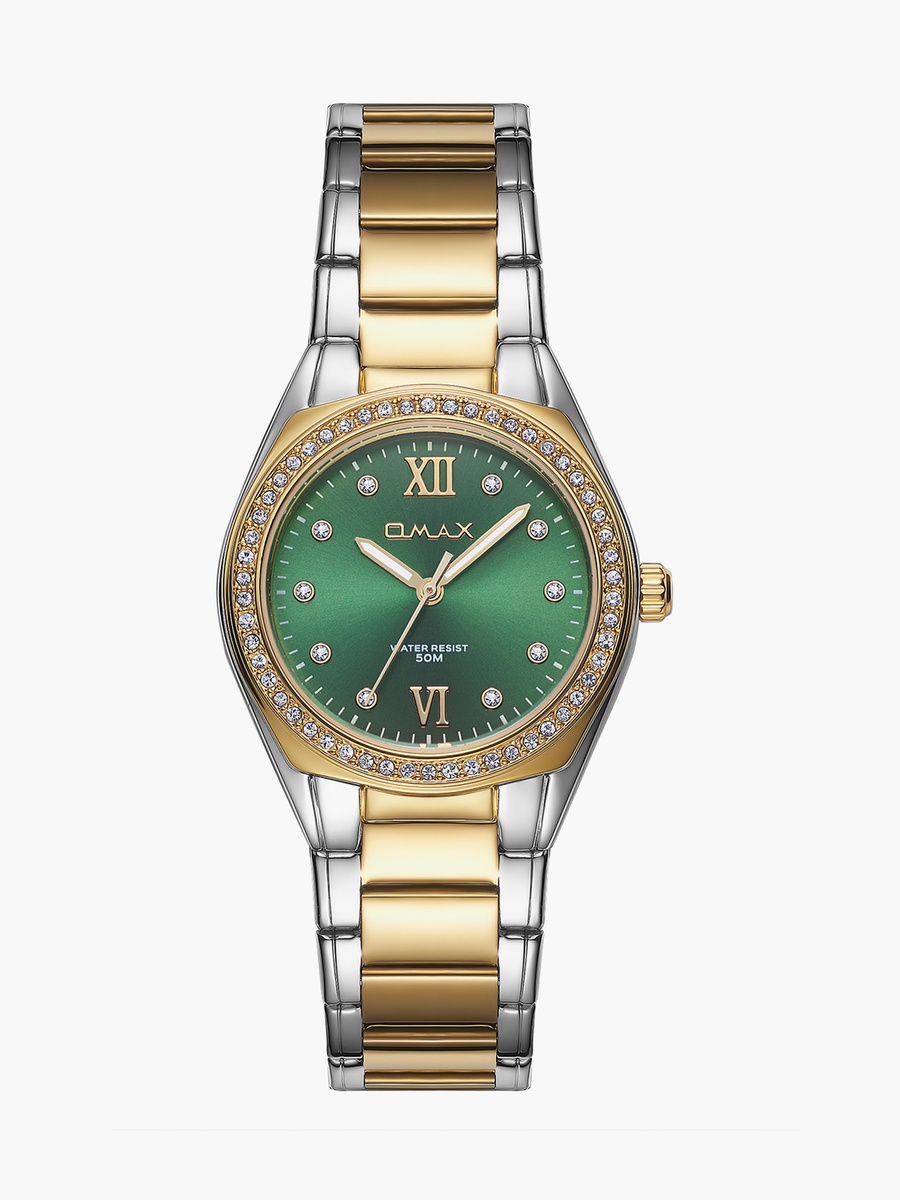 Women 36MM Gold Analog Metal Strap Watch - 00JAS016N005