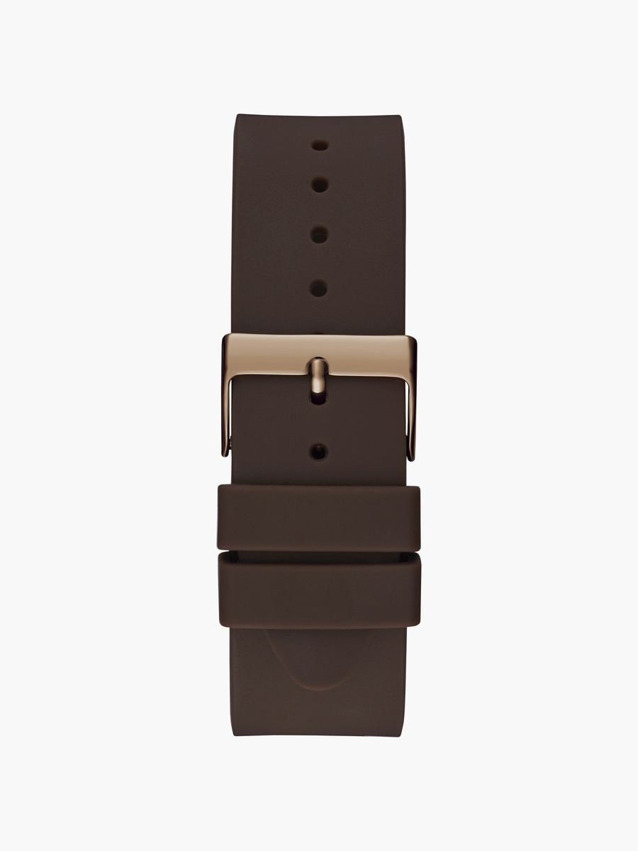 Men Brown Analog Silicone Strap Watch - GW0494G3 - 42 MM