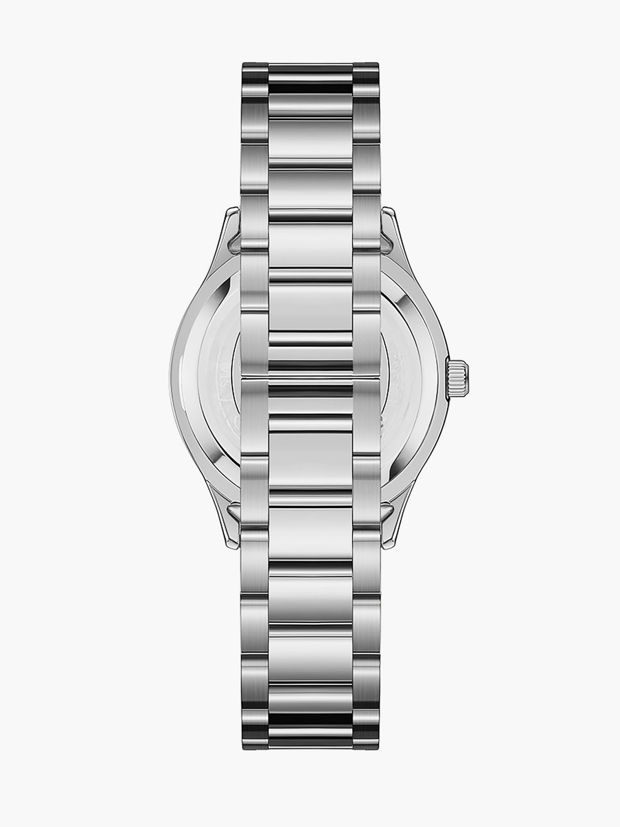 Silver Tone Embellished Ladies Watch