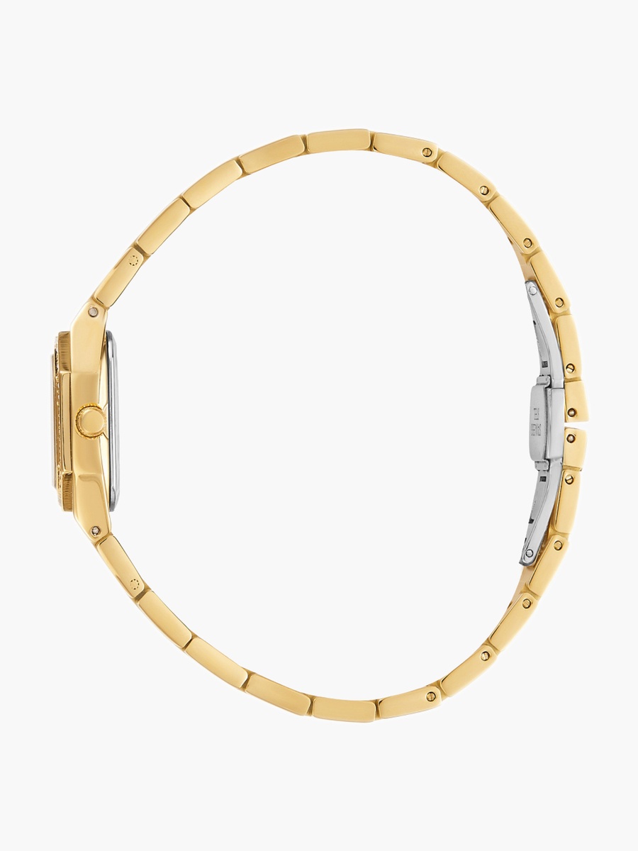 Gold-Tone Octagonal Watch