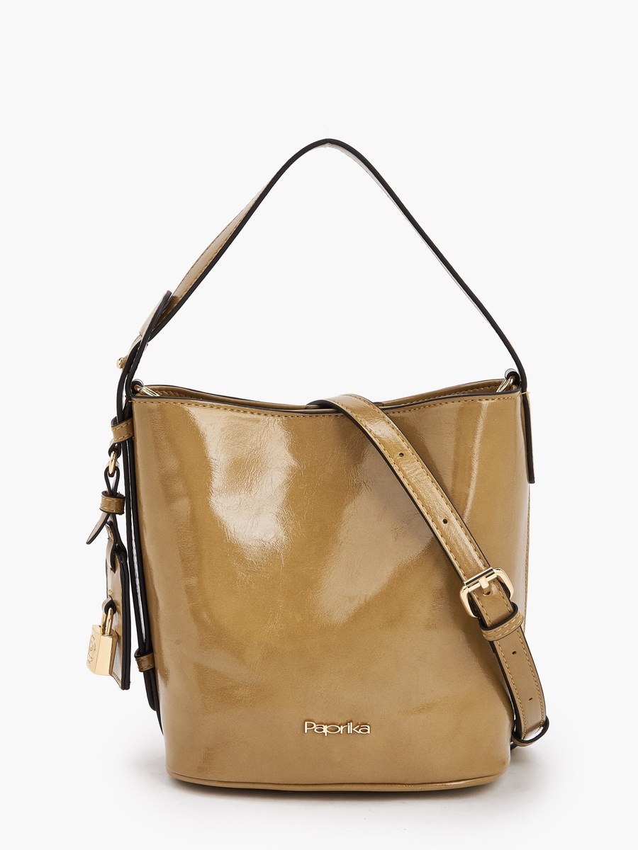 Solid Tote Bag and Crossbody Bag