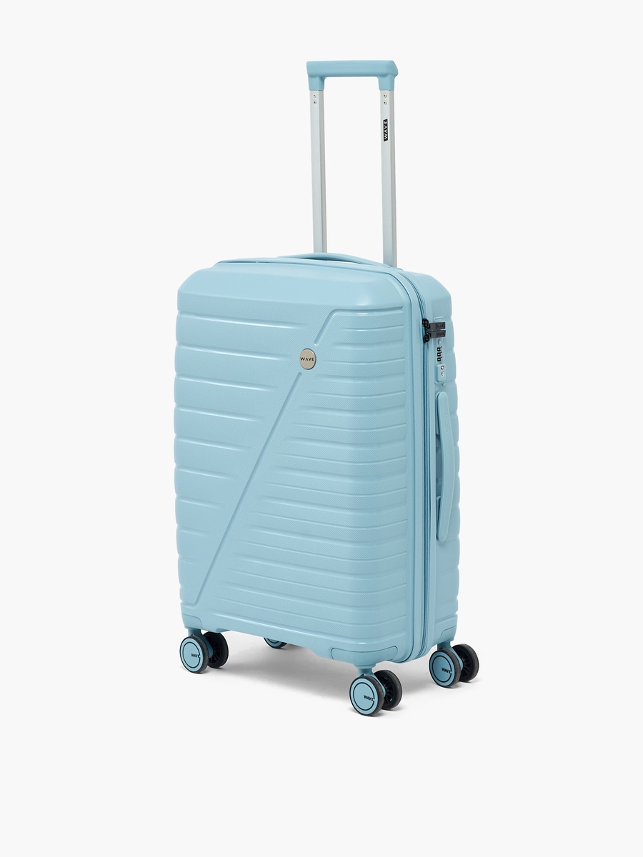 Textured Hardcase Trolley Bag with Retractable Handle