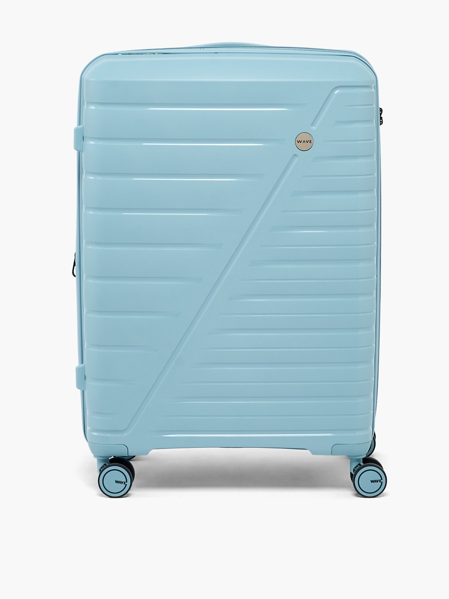 Textured Hardcase Trolley Bag with Retractable Handle