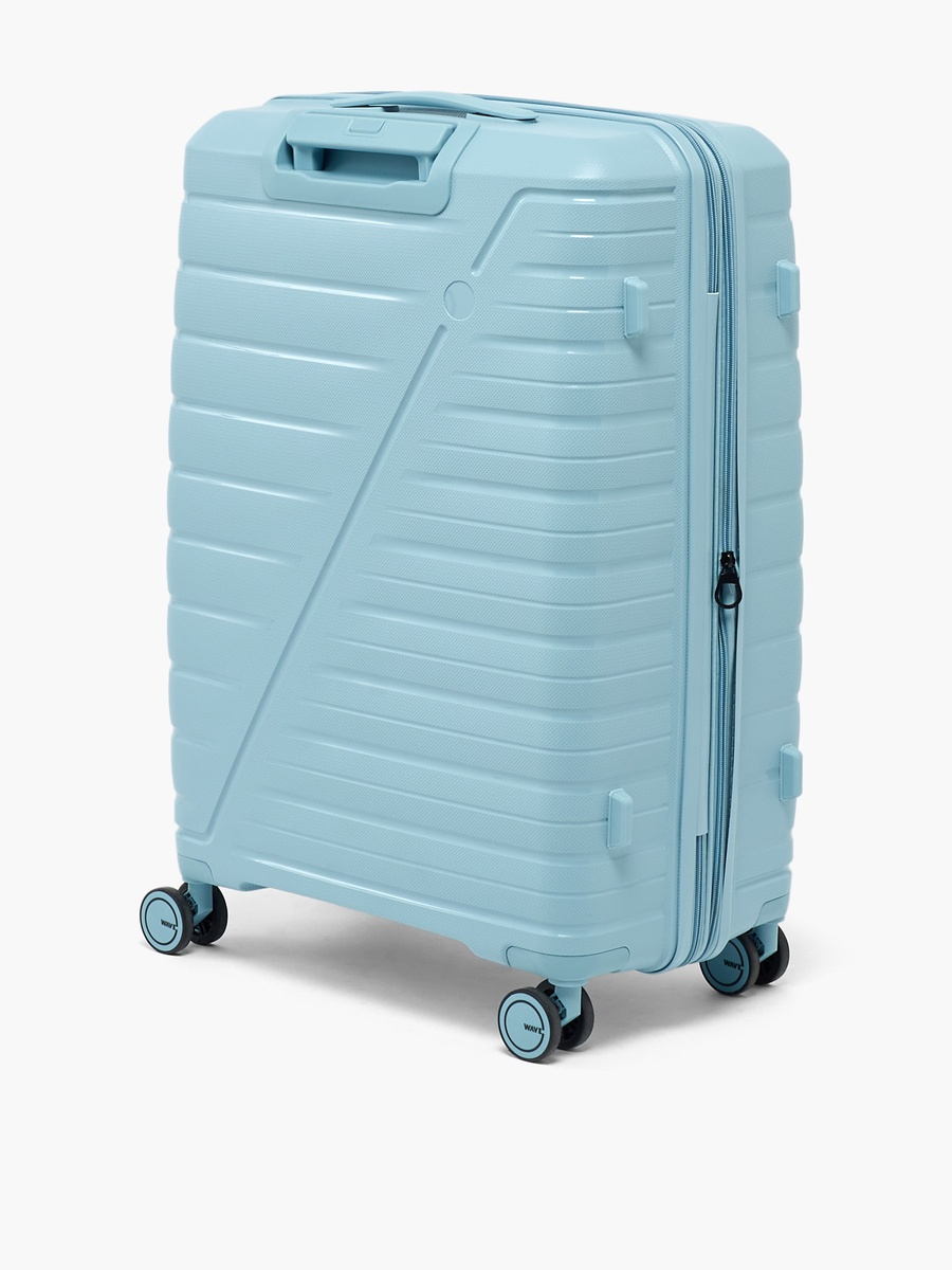 Textured Hardcase Trolley Bag with Retractable Handle