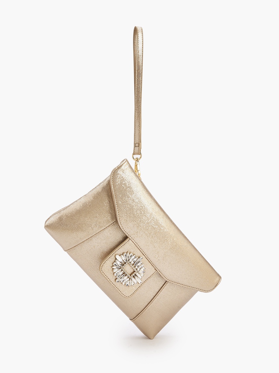 Embellished Clutch with Haul Loop