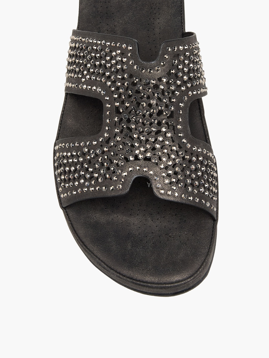 Women Embellished Slip-On Sandals
