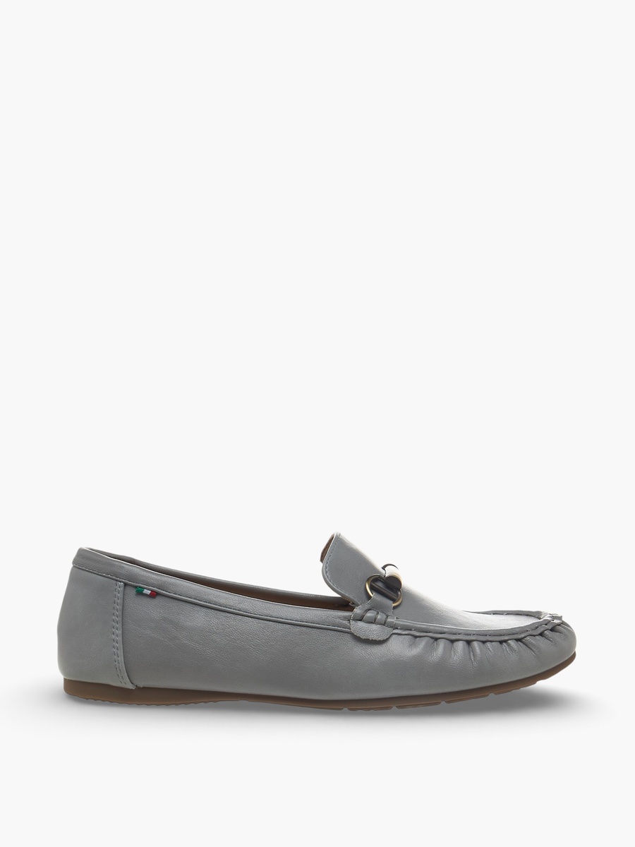 Women Metallic Accent Loafers