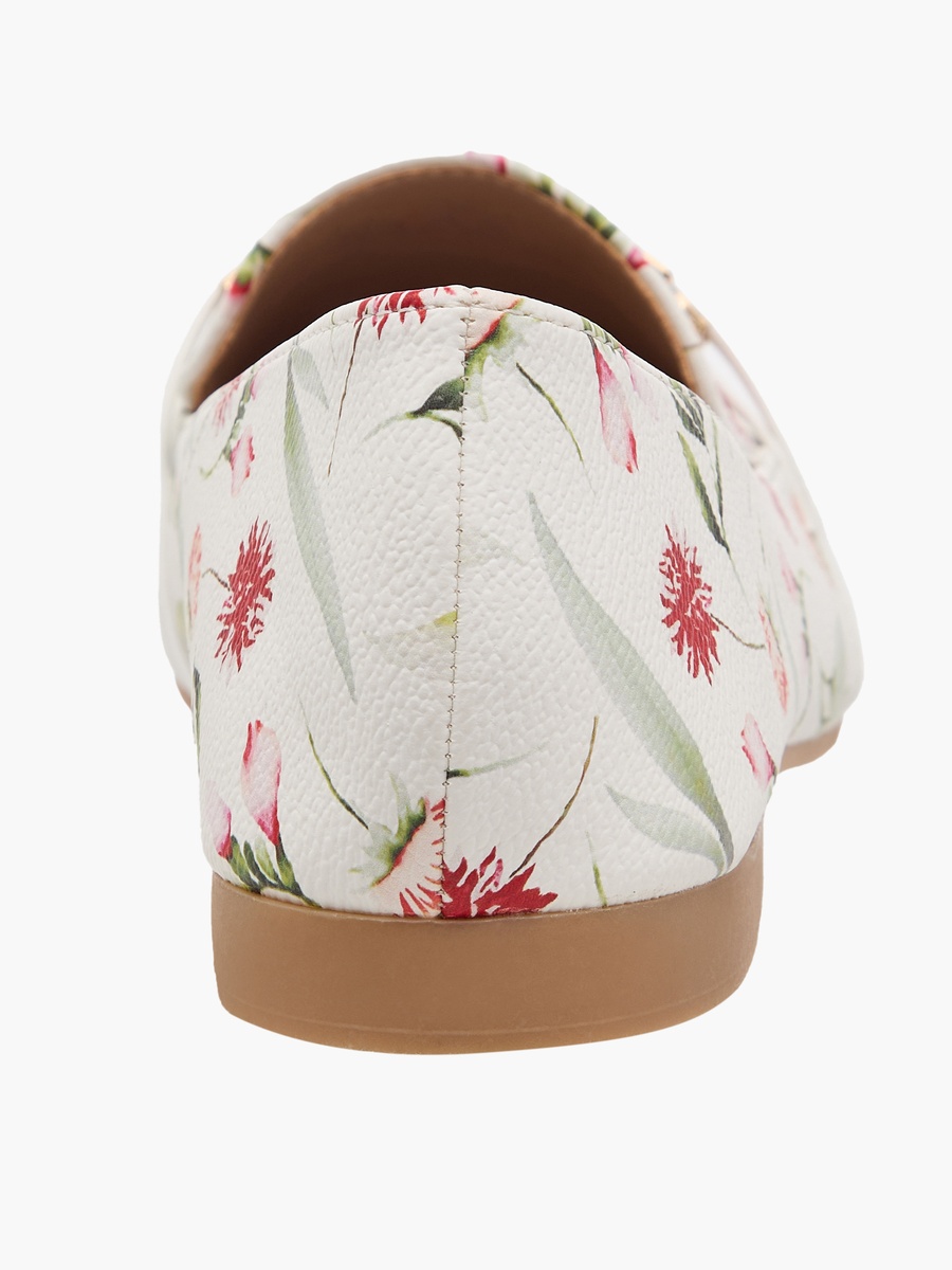 Women Floral Print Loafers