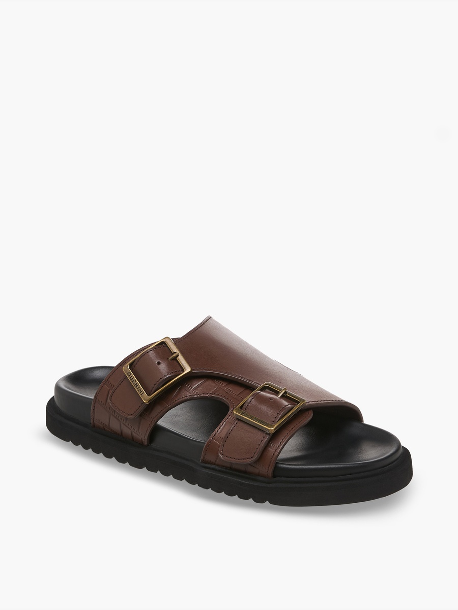 Men Textured Comfort Sandals