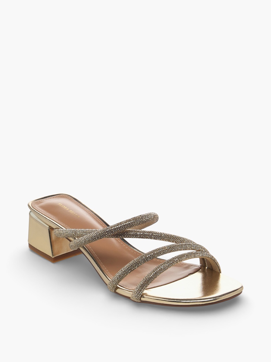 Women Embellished Strap Block Heel Sandals