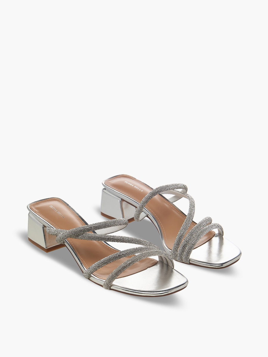 Women Embellished Strap Block Heel Sandals