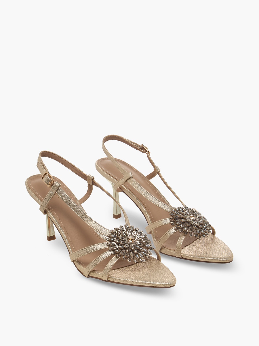 Women Embellished Stiletto Heel Sandals