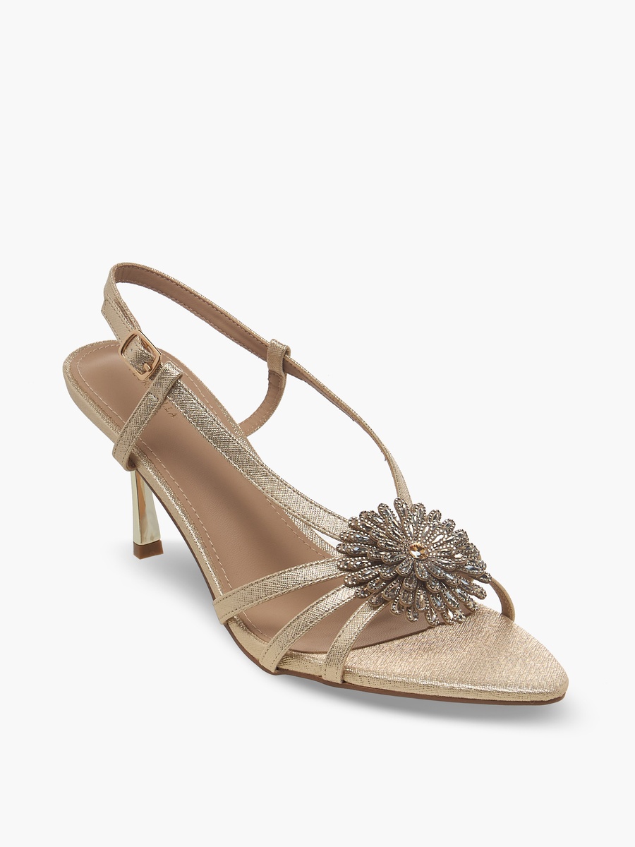 Women Embellished Stiletto Heel Sandals