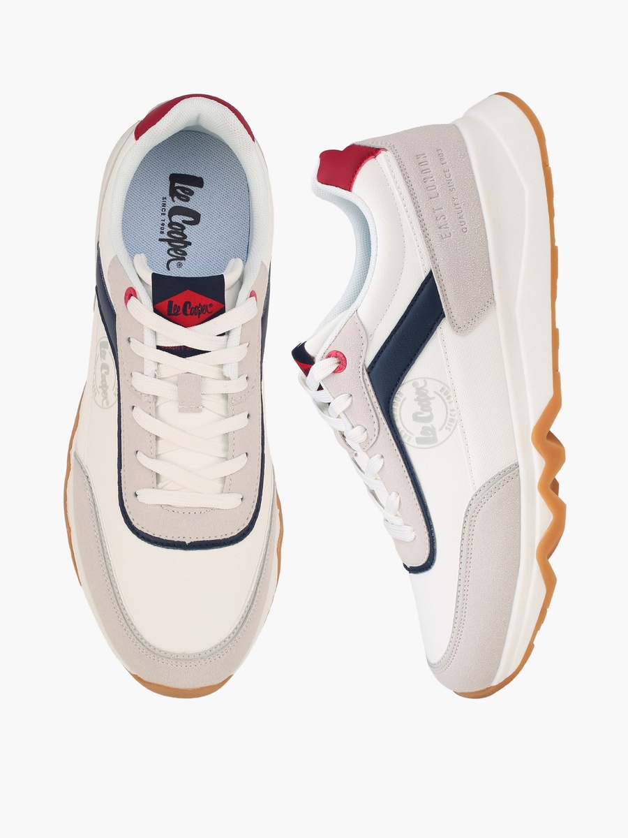 Men Lace-Up Ankle Sneakers