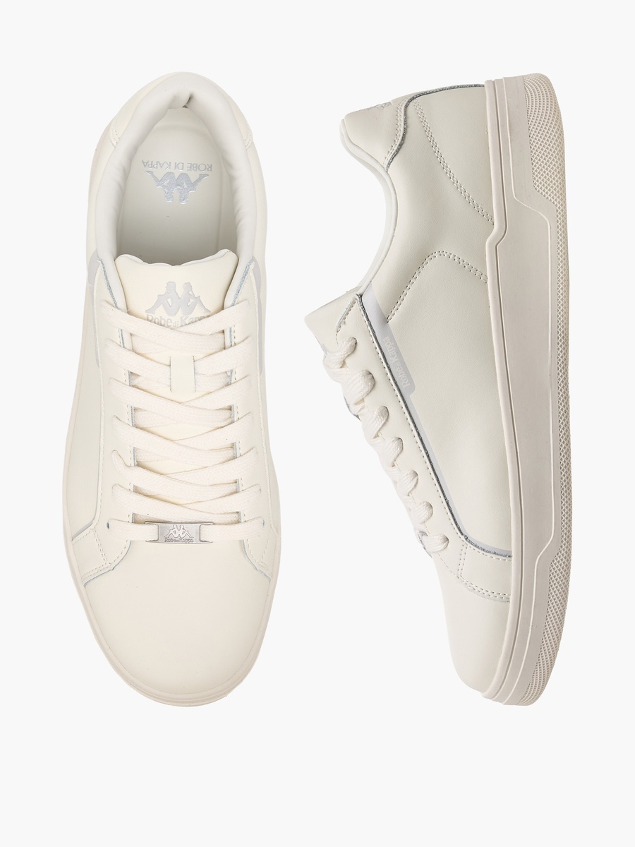 Men Lace-Up Leather Ankle Sneakers