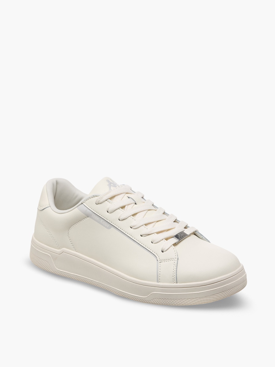 Men Lace-Up Leather Ankle Sneakers