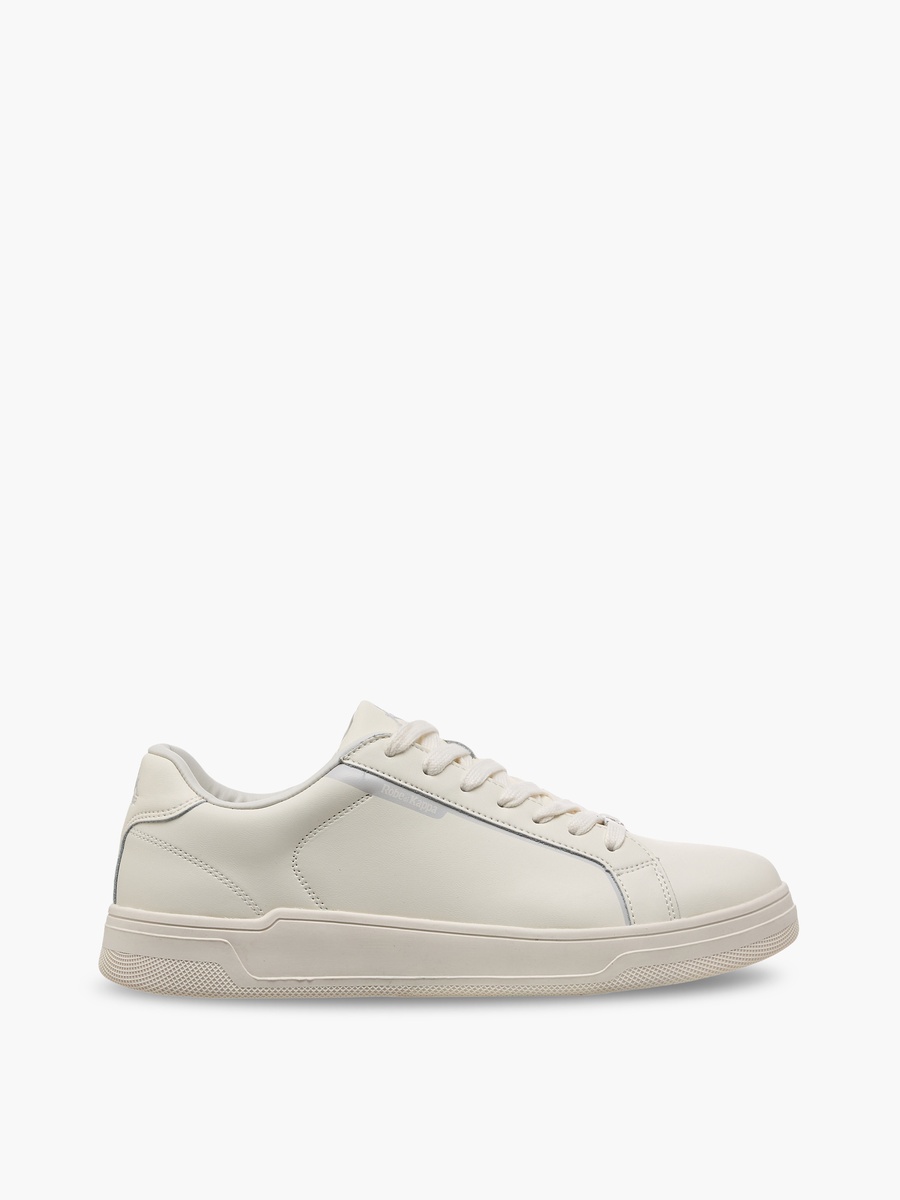 Men Lace-Up Leather Ankle Sneakers