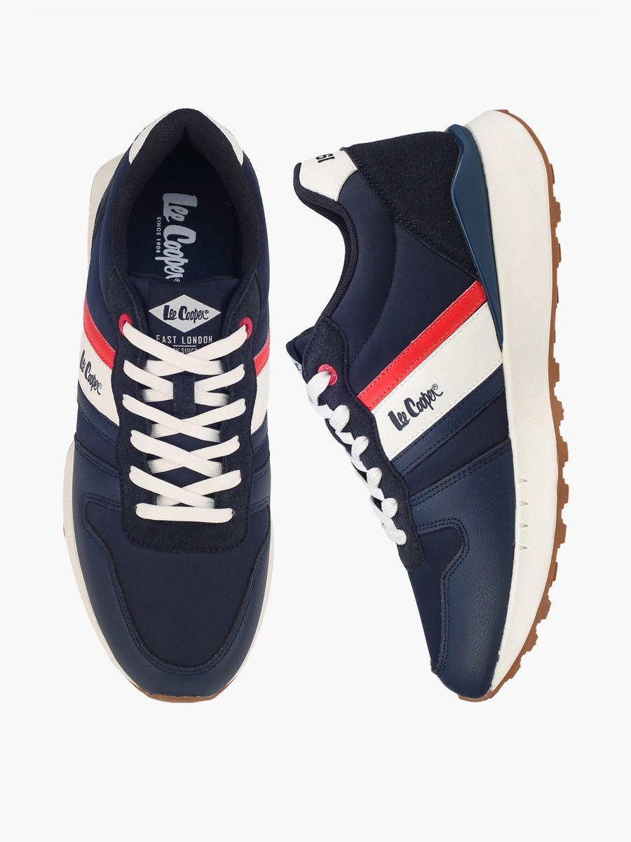 Men Lace-Up Ankle Sneakers