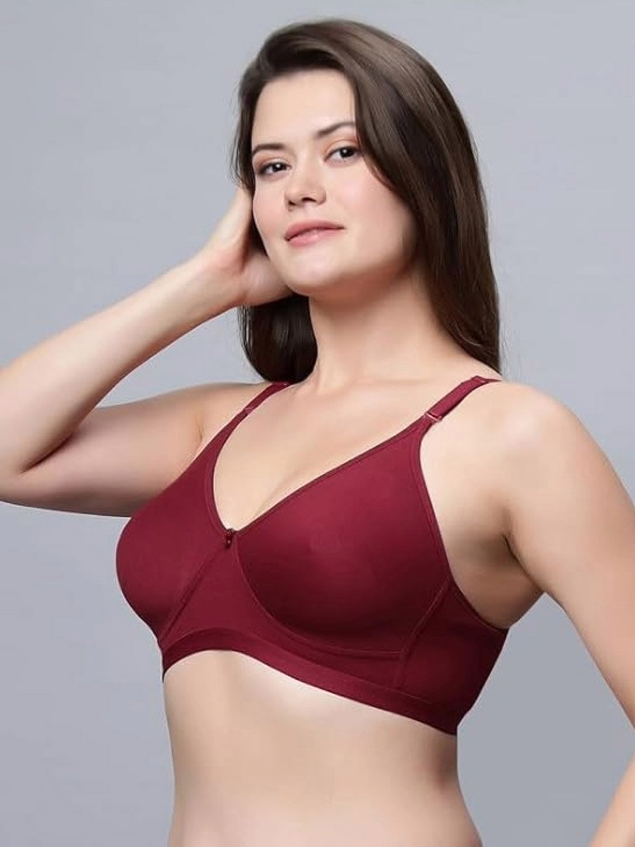 Burgundy Everyday Light Padded Bra