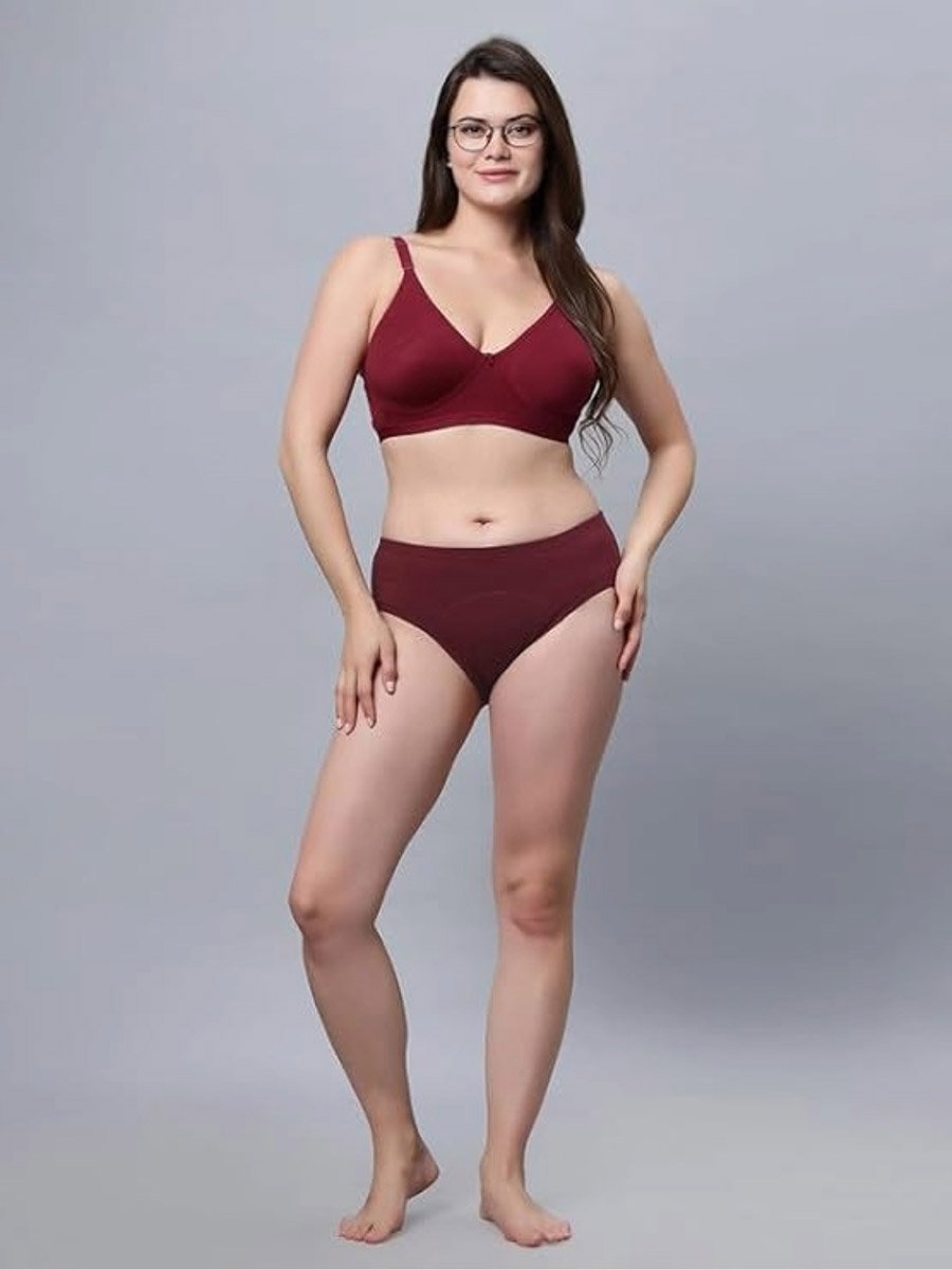 Burgundy Everyday Light Padded Bra