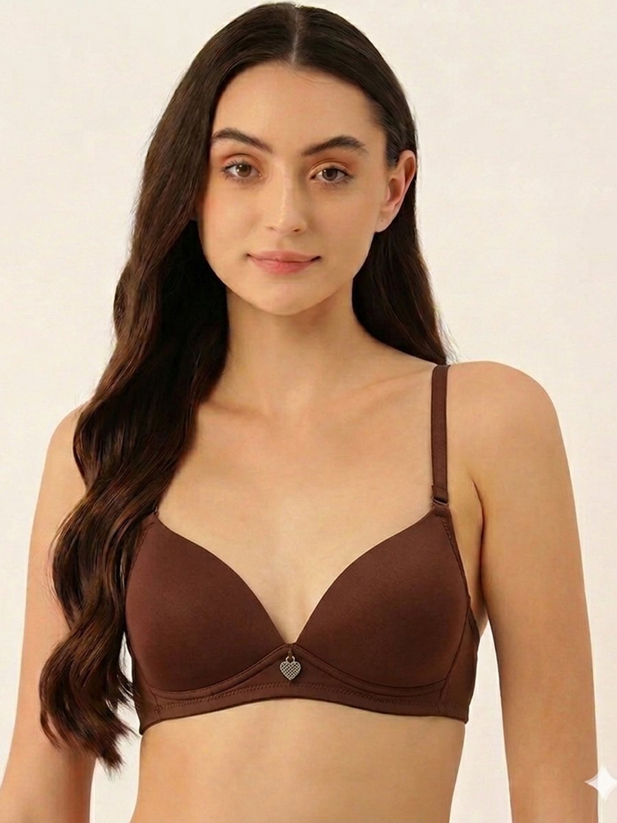 Brown Everyday Light Padded Bra