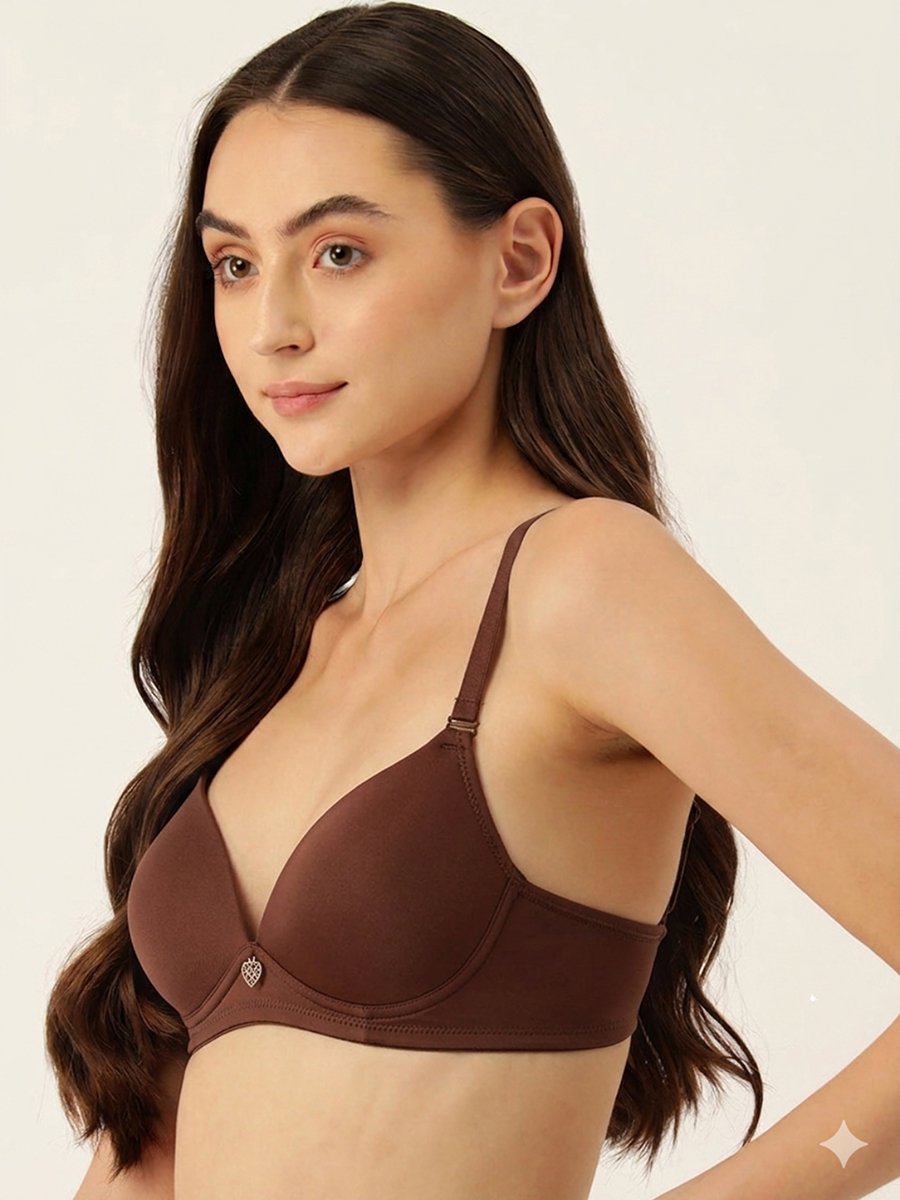 Brown Everyday Light Padded Bra