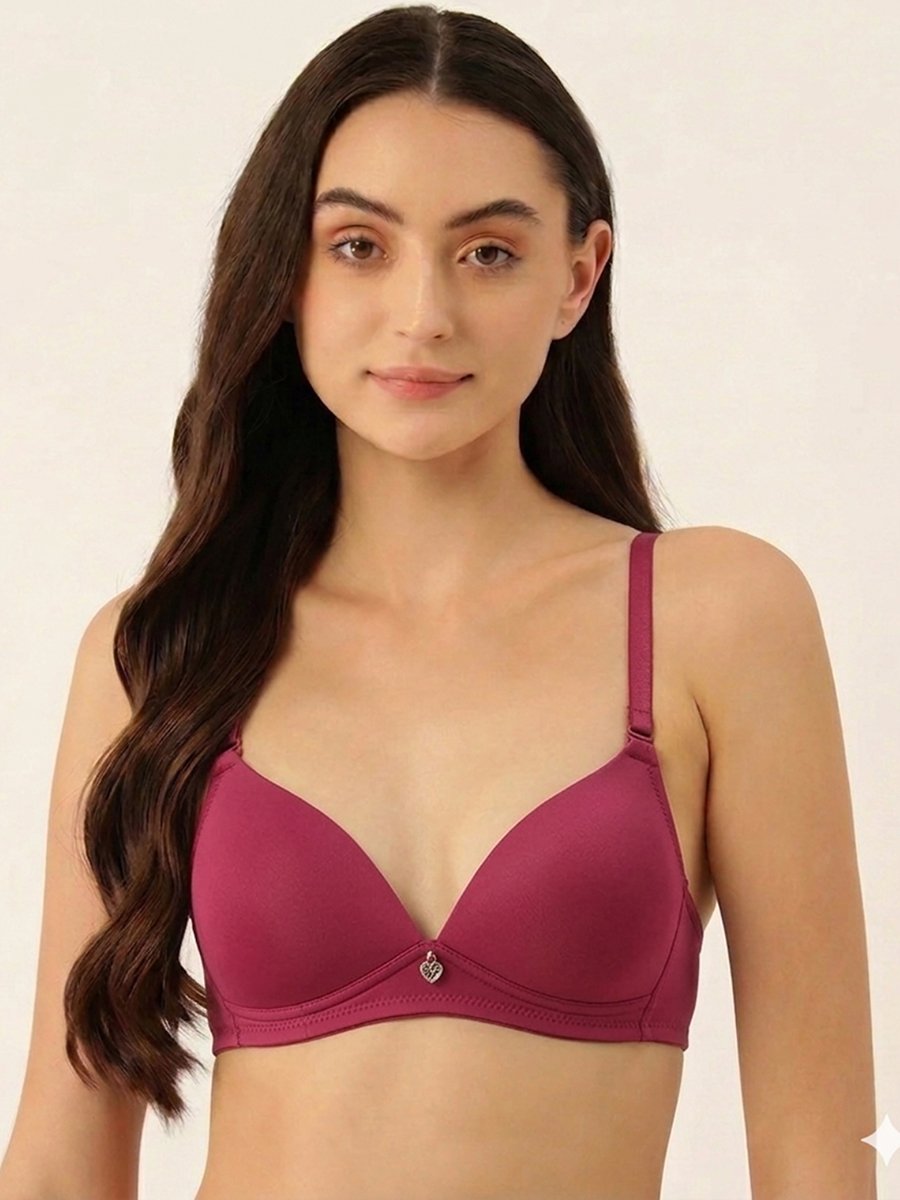 Maroon Everyday Light Padded Bra