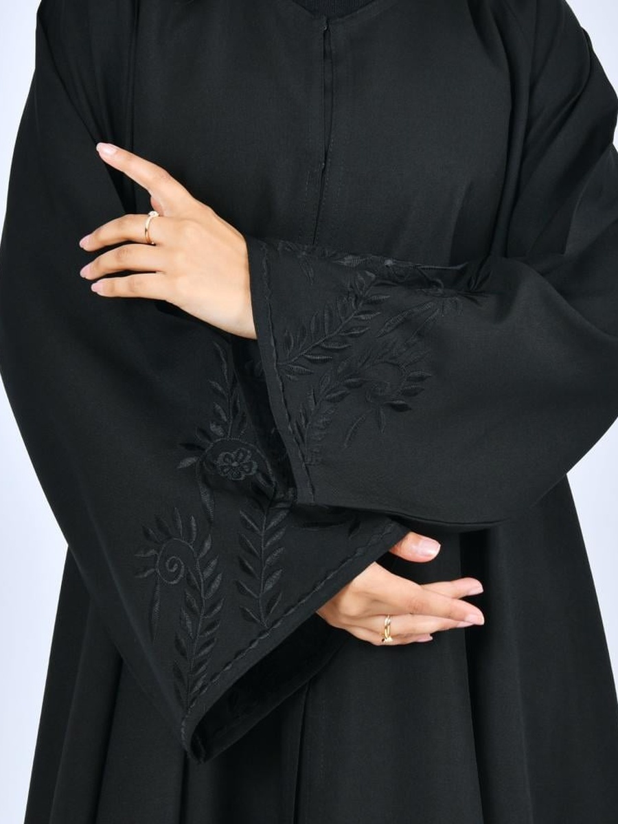 عباية واسعة بأكمام واسعة - أسود