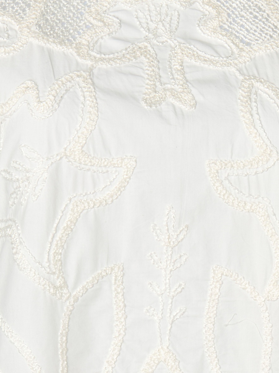 Top with Floral Embroidery