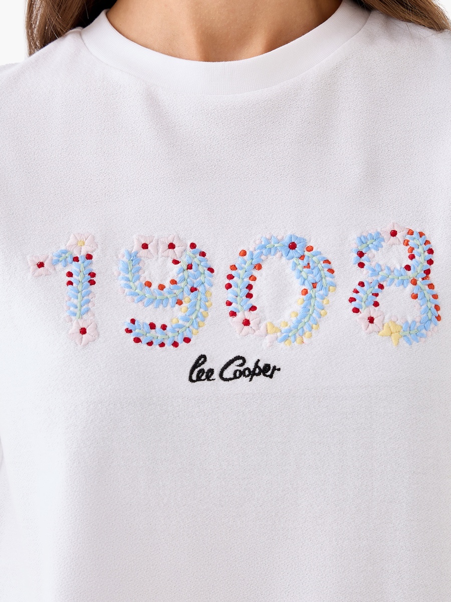 Cotton T-Shirt with Embroidery