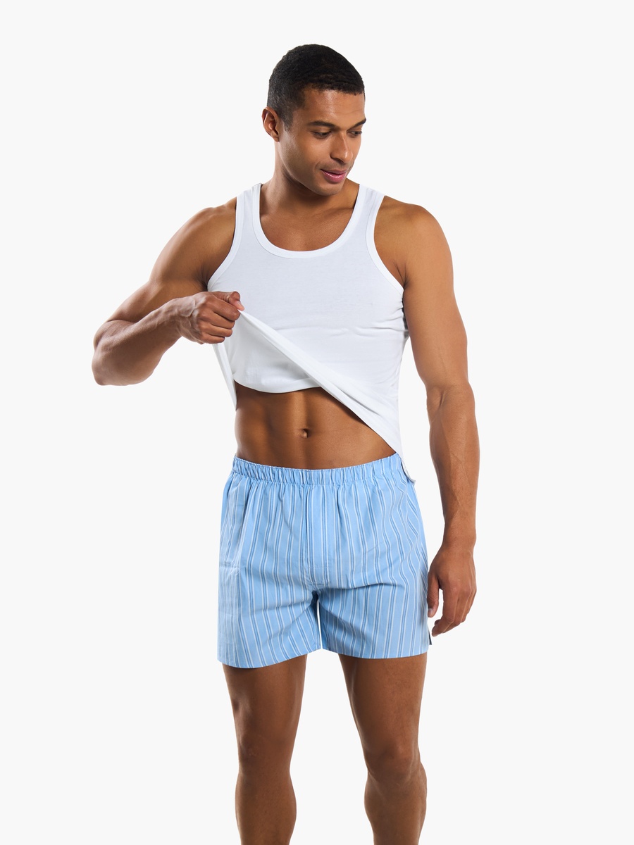 Men Printed Cotton Boxers - Pack of 2