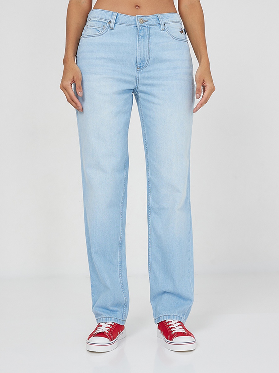 Women Light Blue Relaxed Fit Jeans