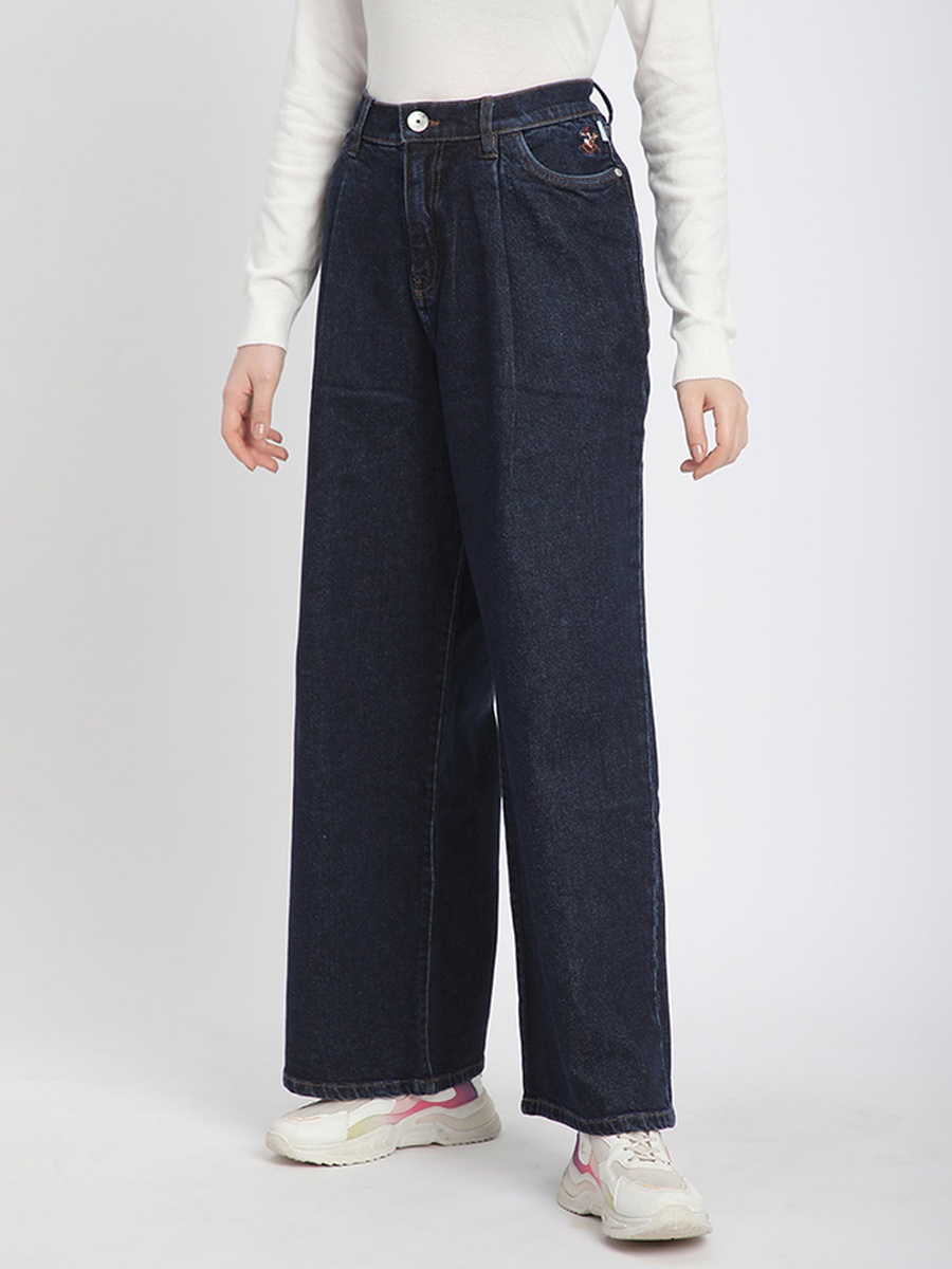 Women Dark Blue Relaxed Fi Jeans