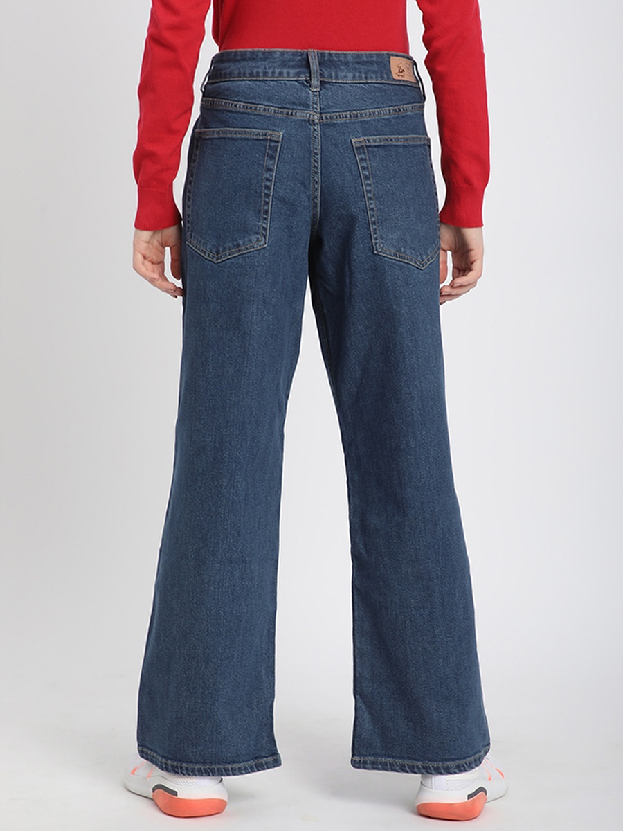 Women Dark Blue Relaxed Fit Jeans