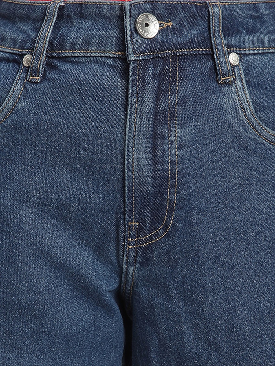 Women Dark Blue Relaxed Fit Jeans