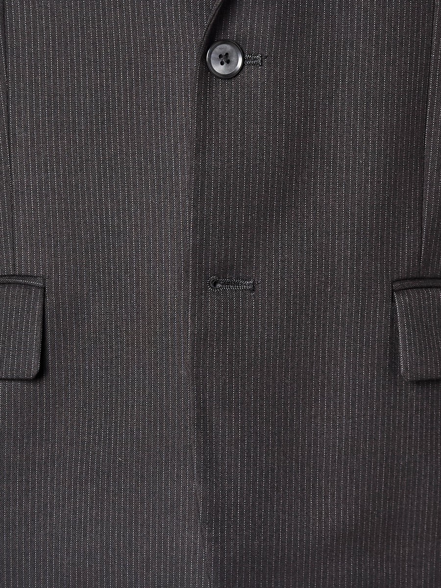 Men Regular Fit Pinstripe Blazer