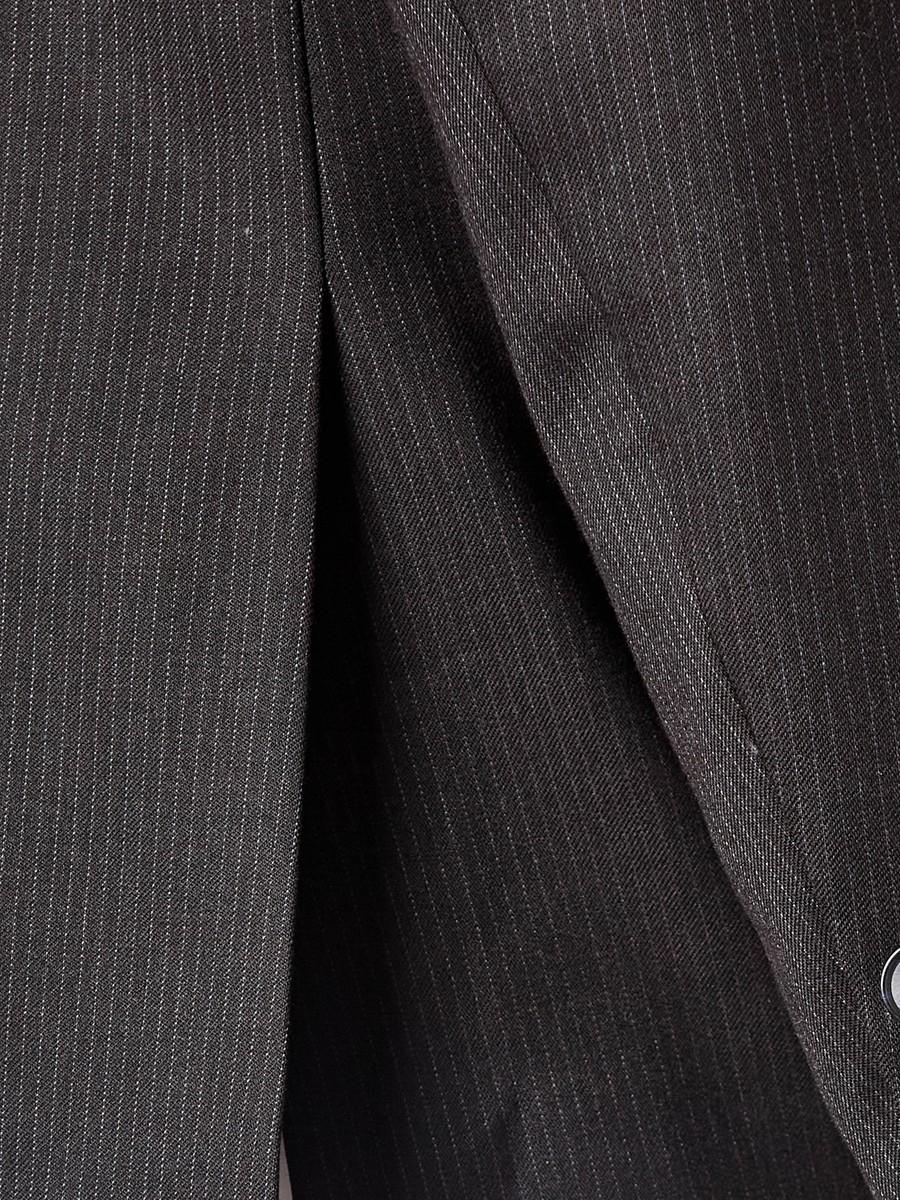 Men Regular Fit Pinstripe Blazer