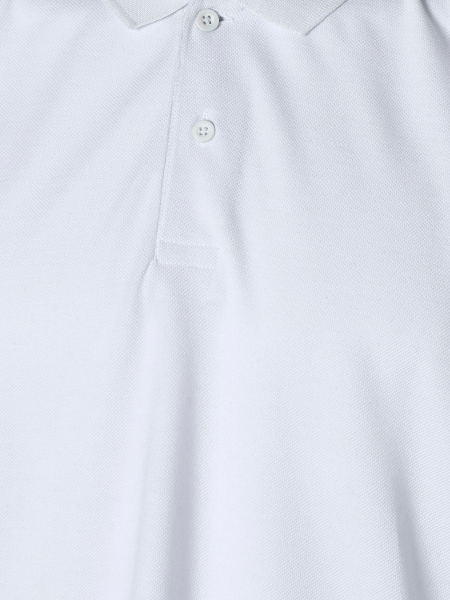 Men Short Sleeves Textured Pique Polo T-Shirt