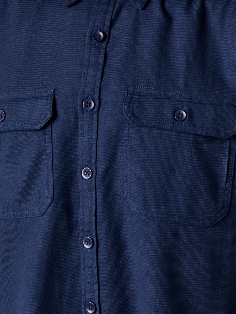 Men Regular Fit Collared Long Sleeve Shirt
