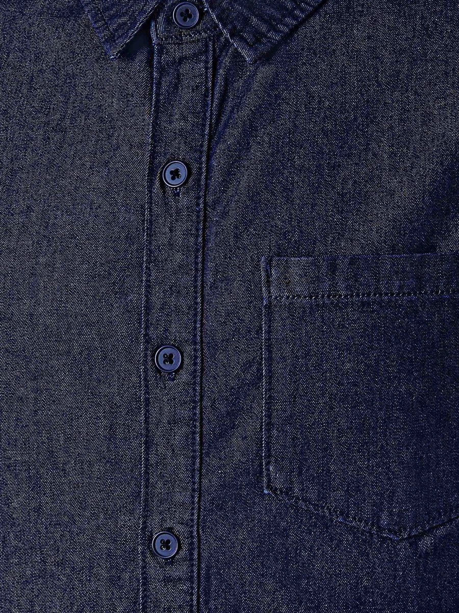 Men Relaxed Fit Collared Short Sleeves Shirt